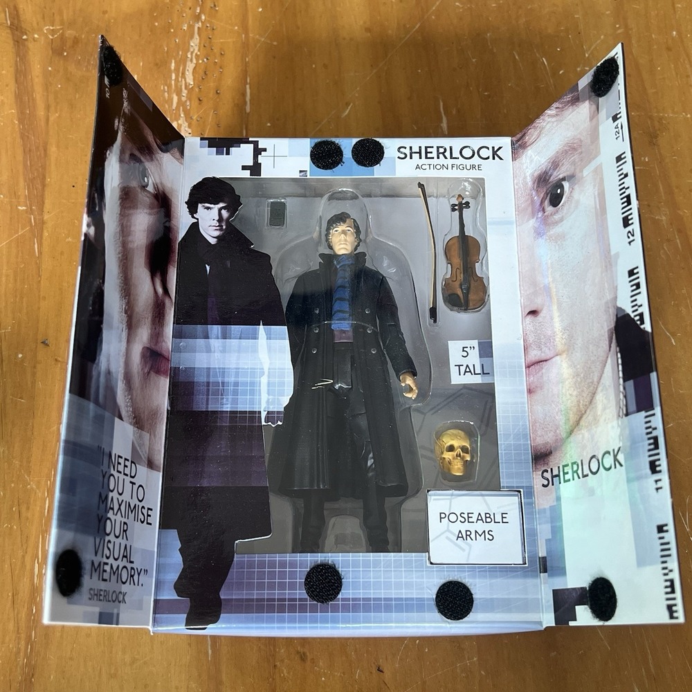 Sherlock BBC 5" Action Figure Benedict Cumberbatch Underground Toys 2013 Boxed